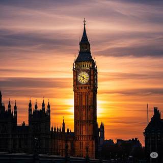 Big Ben at Sunset