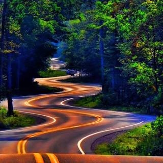 Carretera serpenteante