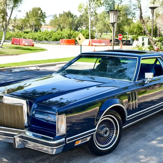 1979 Lincoln Continental Mark V Coll Navy Blue