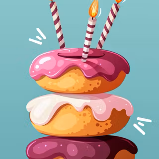 Birthday Donuts