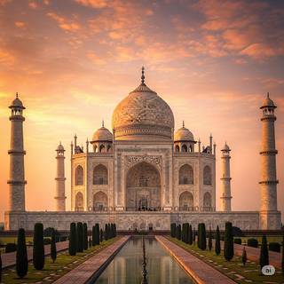 Taj Mahal at Sunrise