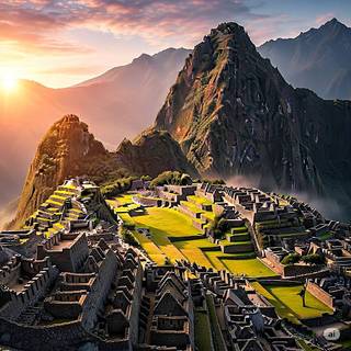 Machu Picchu at Sunrise