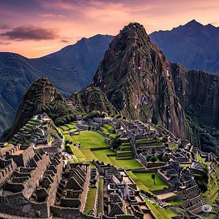 Machu Picchu at Sunset
