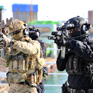 SOUTH KOREAN NAVY  AND 707 SPECIAL FORCES  CQB