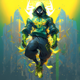 Green Hoodie Miles Morales 4k