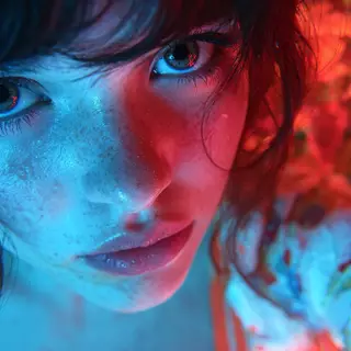 Neon Freckles