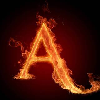 flaming-letter-a