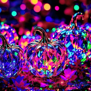 Crystal pumpkins