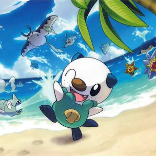 Oshawott - Desktop Wallpaper (Pokémon)