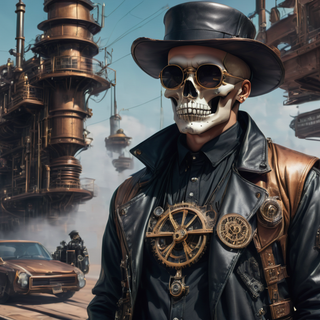 Steampunk Skull