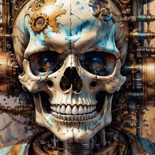 Steampunk Skull