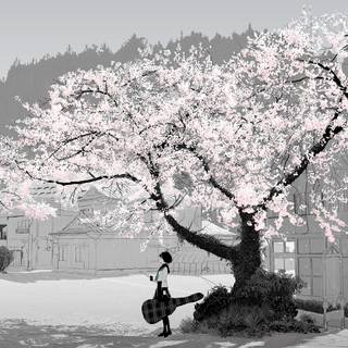 watercolor cherry blossom