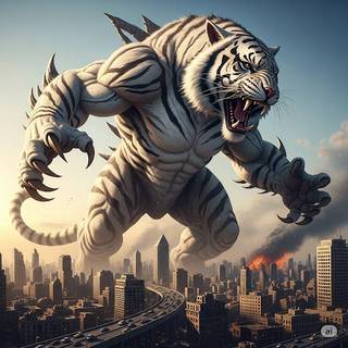 White Tiger Kaiju