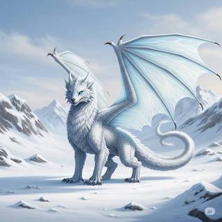 Arctic Wolf Dragon
