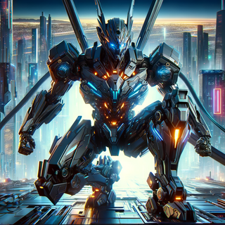 Futuristic Robot by patrika
