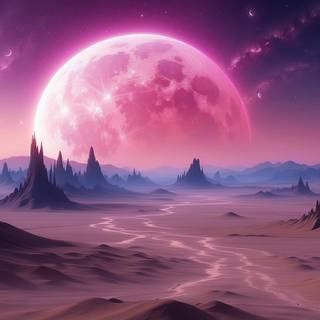 Pink Moon by AnimeHead 