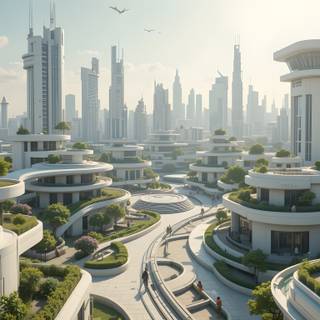 Solar Rise – A Peaceful Future City in Daylight!