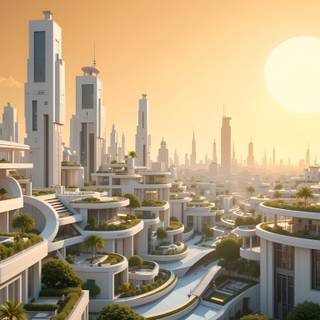 Solar Rise – A Peaceful Future City in Daylight!