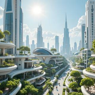 Solar Rise – A Peaceful Future City in Daylight!