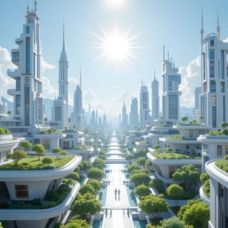 Solar Rise – A Peaceful Future City in Daylight!