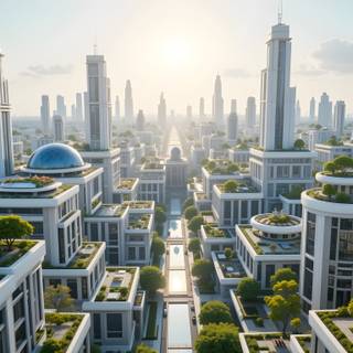 Solar Rise – A Peaceful Future City in Daylight!