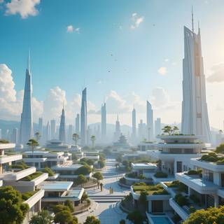 Solar Rise – A Peaceful Future City in Daylight!