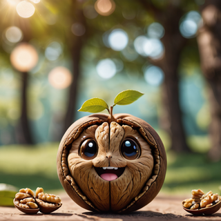 Cute Happy Wallnut
