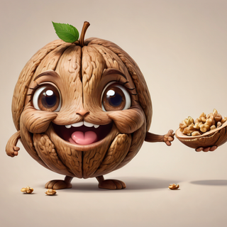 Cute Happy Wallnut
