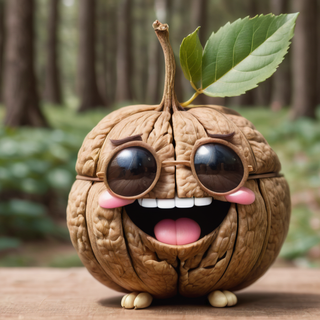 Cute Happy Wallnut