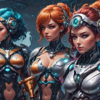 Cyborg Women Warriors