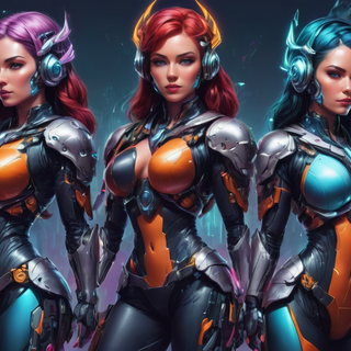 Cyborg Women Warriors