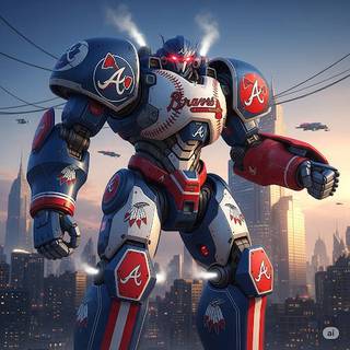 Mecha Armor of the Atlanta Braves