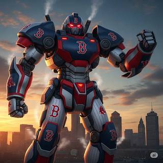 Mecha Armor of the Boston Red Sox