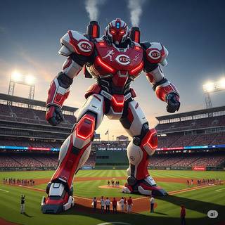 Mecha Armor of the Cincinnati Reds