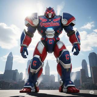 Mecha Armor of the Cleveland Guardians