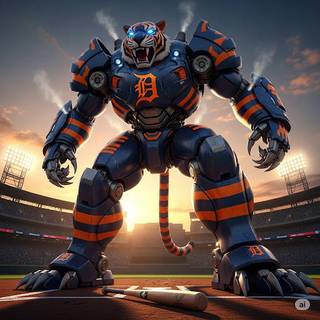 Mecha Armor of the Detroit Tigers