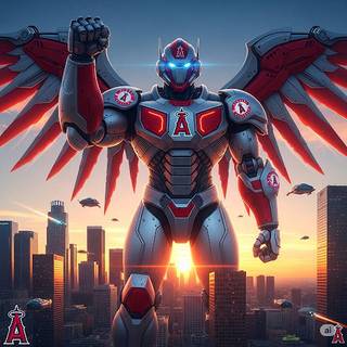 Mecha Armor of the Los Angeles Angels