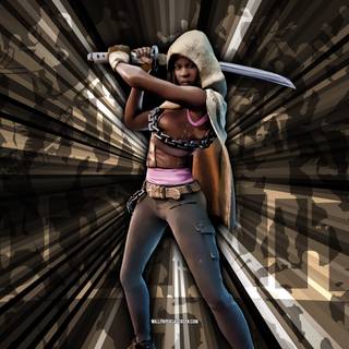 Cloaked Michonne Fotnite