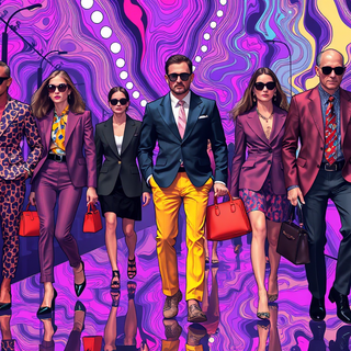 Psychedelic Abstract Vector