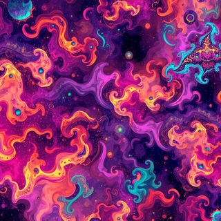 Psychedelic Abstract Vector
