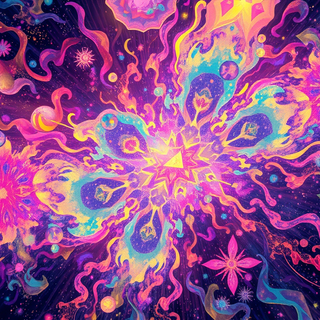 Psychedelic Abstract Vector