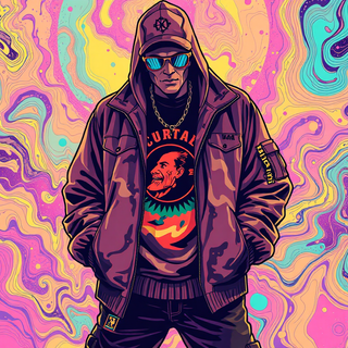 Psychedelic Abstract Vector