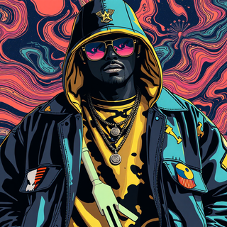 Psychedelic Abstract Vector