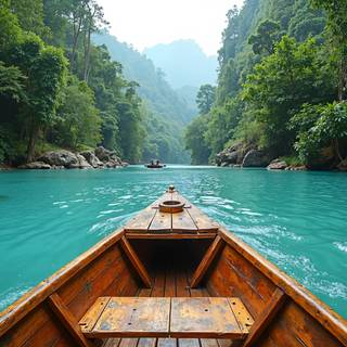 Boat In The Indian Ocean