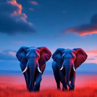 2 Elephants