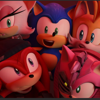 sonic prime group hug 