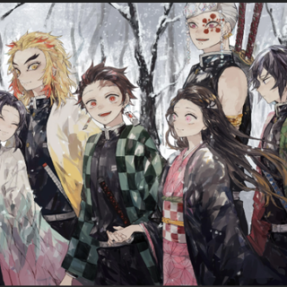 group walk demon slayer 