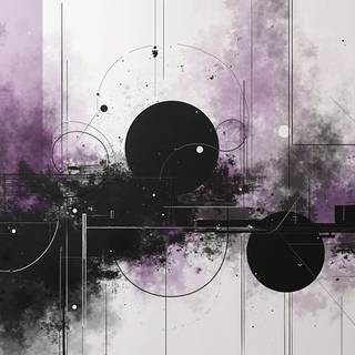 Black Purple Grunge Background