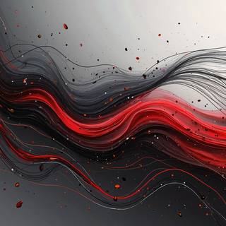 Red Black Lines Background