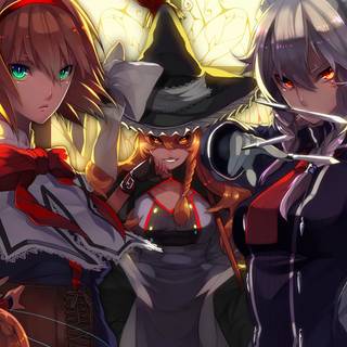 Touhou Trio - Alice, Marisa and Sakuya